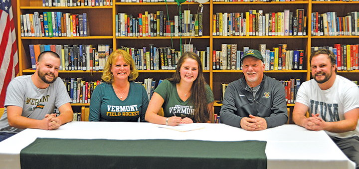 Trojans’ Moxley Signs With University Of Vermont Field Hockey; Greene Senior Becomes 19th In Program History
